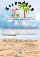 Vorschau - Stundenentwürfe - Kinderyogastunde Strandtag/ Sommer - Seite 1