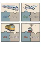 Vorschau - Spiele - Wortschatzpuzzle "Öffentliche Verkehrsmittel" DaZ / DaF / Deutsch - Seite 3