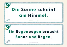 Vorschau - Arbeitsblätter - Schleichdiktat Wetter | Fächerübergreifend Deutsch und Sachunterricht - Seite 3