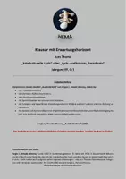 Vorschau - Unterrichtsreihen - Klausur EF mit EWH: "Ausländerkind" - von S. Monroy - Deckblatt