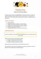 Aperçu - Apprentissages en autonomie - Puzzles Trac Insectes - Jeu mathématique - Page 1