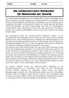 Vorschau - Arbeitsblätter - Semikonservative DNA-Replikation: Mechanismus, Enzyme, und Fehlerkorrektur - Seite 1