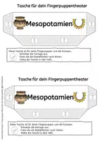 Vorschau - Arbeitsblätter - Menschen in Mesopotanien - Fingerpuppen - Alltag in der Vergangenheit - Seite 3
