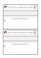 Vorschau - Stundenentwürfe - Rückblick Religionsunterricht 2. Klasse: Religion 2. Schuljahr Reflexionsheft - Seite 3