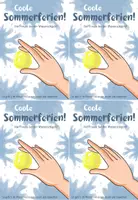 Vorschau - Mal- und Bastelvorlagen - Sommerferiengruß "Wasserschlacht" | "Wasserbombe" - Seite 3