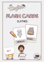 anteprima - Flashcard - FLASH CARDS - CLOTHES | FLASH CARDS - VESTITI - Pagina di copertina