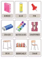 anteprima - Flashcard - FLASH CARDS - SCHOOL | FLASH CARDS - SCUOLA - Pagina 3