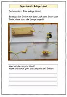 Vorschau - Unterrichtsreihen - Strom Experiment ruhige Hand - Seite 1