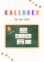 Vorschau - Bildkarten - Tafelkalender - Deckblatt