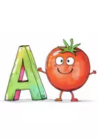 Vorschau - Präsentationen/Tafelbilder - Entdecke das Alphabet - 20 kreative Illustrationen des Buchstaben A - Seite 1