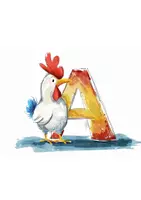 Vorschau - Präsentationen/Tafelbilder - Entdecke das Alphabet - 20 kreative Illustrationen des Buchstaben A - Seite 3