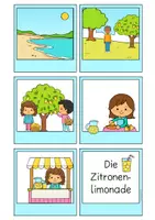 Vorschau - Arbeitsblätter - Die Zitronenlimonade Lesen und Verstehen Fördermaterial - Seite 1