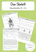 Vorschau - Arbeitsblätter - Der Körper - Das Skelett (Arbeitsblätter) - Deckblatt
