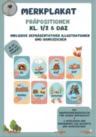 Vorschau - Präsentationen/Tafelbilder - Merkplakat zu den Präpositionen - Deckblatt