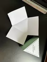 Vorschau - Mal- und Bastelvorlagen - Faltbox (Geschenk, Abschiedsgeschenk etc.) Viele Farben! - Seite 1