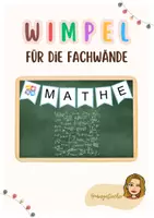 Vorschau - Bildkarten - Wimpel für die Fachwände - Deckblatt