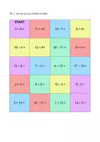 Vorschau - Spiele - Rechen-Spiel: Addition und Subtraktion von 1-20 - Seite 3