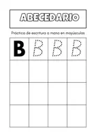 Vista previa - Hojas de trabajo - Letras abecedario completo para trazar - página 2