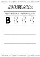 Vista previa - Hojas de trabajo - Letras abecedario completo para trazar - página 3