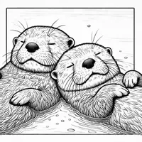 Vorschau - Arbeitsblätter - Otter-Abenteuer: Malbuch und interaktives Lernmaterial über die verspielten Tiere - Seite 2