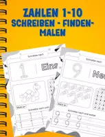 Vorschau - Arbeitsblätter - Zahlen-Spaß Arbeitsheft: Nachschreiben, Suchen & Ausmalen - Deckblatt