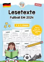 Vorschau - Arbeitsblätter - Fußball EM 2024: 10 Lesetexte - Deckblatt