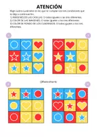 Vista previa - Hojas de trabajo - 8 Ejercicios de Atención y Memoria de Trabajo - página 2