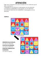 Vista previa - Hojas de trabajo - 8 Ejercicios de Atención y Memoria de Trabajo - página 3