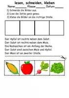 Vorschau - Arbeitsblätter - Bauernhof Leserätsel - Lesen, schneiden, kleben - DaZ/DaF, Deutsch, Sachunterricht - Seite 2