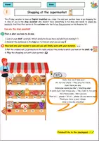 Vorschau - Arbeitsblätter - Shopping at the supermarket - Seite 3