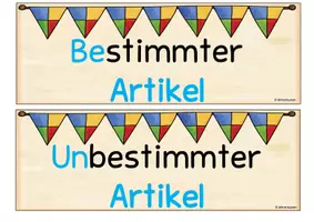 Vorschau - Poster - Artikel Tafelmaterial Aushänge und Merkkarten - märchenhafte Wortarten - Seite 1
