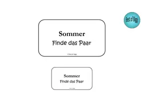 Vorschau - Spiele - Sommer Spiel Finde das Paar DaZ DaF A1 A2 - Seite 2