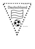 Vorschau - Mal- und Bastelvorlagen - Wimpelkette_EM_freiarbeitsfee - Seite 1