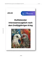 Vorschau - Arbeitsblätter - Lernheft: Multilateraler Interessenausgleich nach dem Dreißigjährigen Krieg (Geschichte) - Seite 1