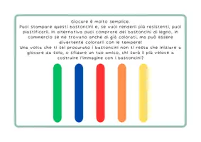 anteprima - Esercizi - Il gioco dei bastoncini colorati - Pagina 1