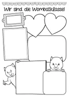 Vorschau - Arbeitsblätter - Wombatklasse vorstellen Klassentier Wombat - Seite 3