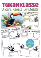Vorschau - Arbeitsblätter - Tukanklasse Klassenvorstellung Arbeitsblätter Klassentier Tukan - Deckblatt