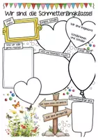 Vorschau - Arbeitsblätter - Schmetterlingklasse vorstellen Klassentier Schmetterling - Seite 2