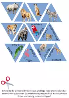 Vorschau - Spiele - Legesterne zum Thema Tiere (DaZ, Anfangsunterricht) - Seite 3