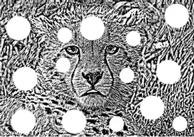 Vorschau - Arbeitsblätter - KUNST FÜR ZWISCHENDURCH: Luchs - Muster ergänzen - Seite 2