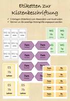 Vorschau - Bildkarten - Etiketten / Beschriftung für Kisten - Deckblatt