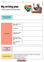 Vorschau - Arbeitsblätter - E-Mail Writing - South Africa Bus Stop - Deckblatt