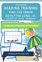 Vorschau - Fördermaterial/Inklusion - DaF / DaZ Englisch: Sommer: Fehlerteufel -ie- - Lesekarten - Seite 1