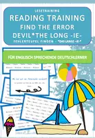 Vorschau - Fördermaterial/Inklusion - DaF / DaZ Englisch: Sommer: Fehlerteufel -ie- - Lesekarten - Deckblatt