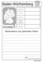 Vorschau - Arbeitsblätter - Deutschland - Steckbriefe zu den Bundesländern - Seite 3