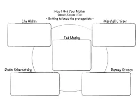 Vorschau - Arbeitsblätter - Film Study: How I Met Your Mother *Worksheet & Vocab Bundle* - Deckblatt