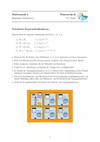 Vorschau - Arbeitsblätter - Exponentialfunktion Umkehrfunktion Bijektivität Monotonie - Seite 1