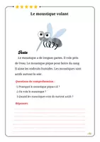 Aperçu - Feuilles d'exercices - Textes simples: les insectes - Page 3