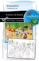Vorschau - Mal- und Bastelvorlagen - Sommer: Wimmelbild zum Suchen & Ausmalen - Deckblatt