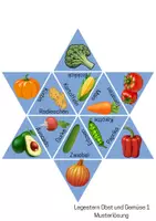 Vorschau - Spiele - Legesterne Obst und Gemüse (DaZ, Anfangsunterricht) - Seite 2